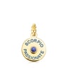 Vermeil Silver TOUS Horoscopes Scorpio Pendant with Lapiz lazuli