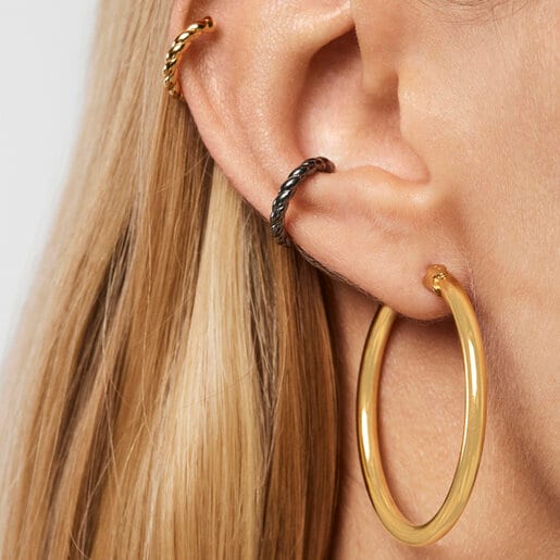 Silver Vermeil and Dark Silver Earcuff Braid Pack