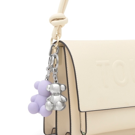 حلقة مفاتيح بحافظة عطر باللون الموف من تشكيلة Bold Bear