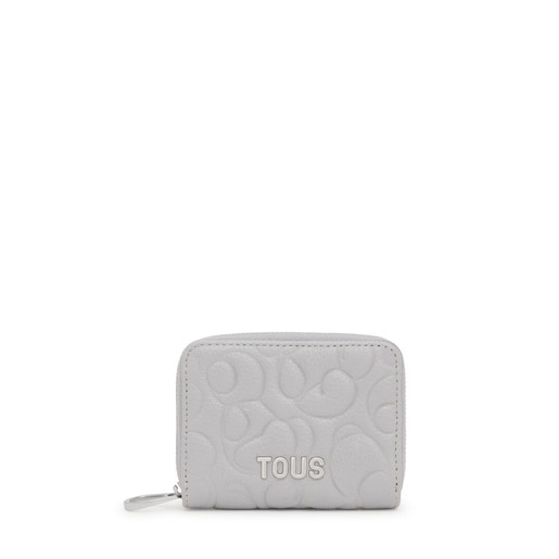 Gray leather Change purse TOUS Greta