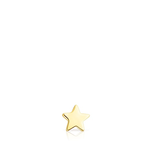 Piercing d'orella d'or motiu estrella TOUS Piercing