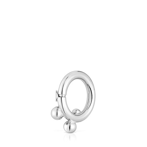 Mittelgroßer Ring Hold aus Silber mit Details