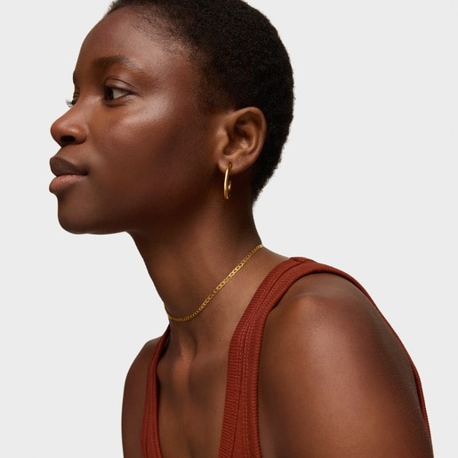 Curb-chain Choker with 18kt gold plating over silver TOUS Chain