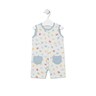 Babygrow s/m curto Art Azul Celeste