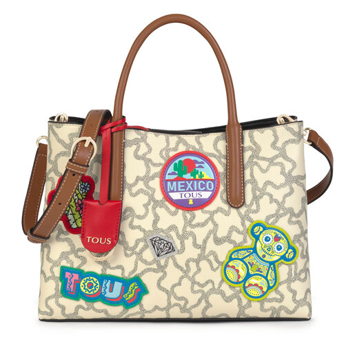 Tous Mini Bolso Pop Kaos Icon Beige-Multi - TOUS