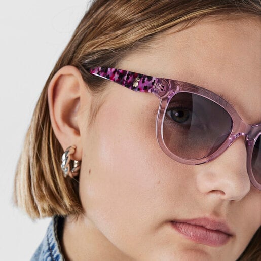 Lunettes de soleil Glory Bear violettes