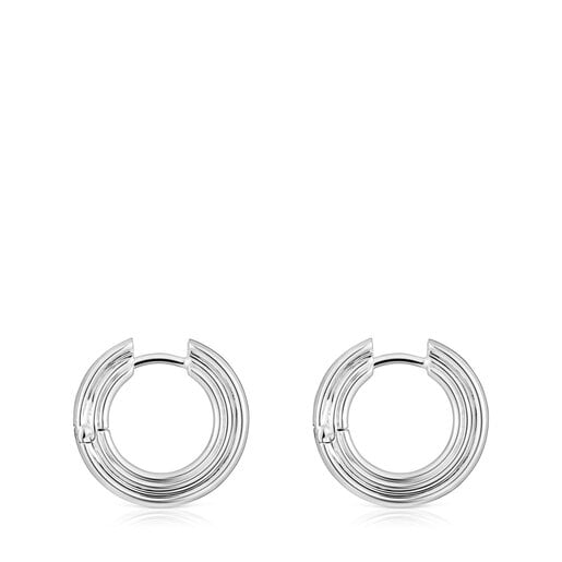 Silver Hoop earrings TOUS 1950