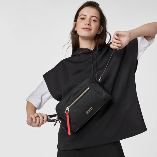 Bandolera mediana Shelby negro