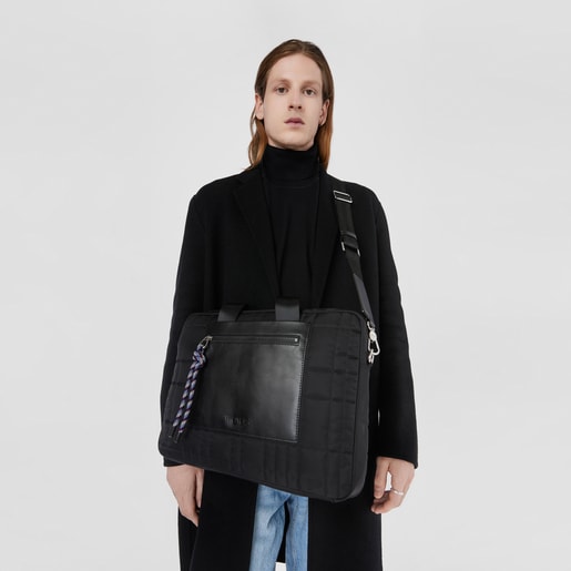 תיק מסמכים TOUS Empire Padded בצבע שחור