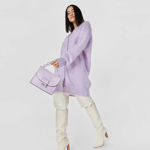 モーブカラーのスモール・クロスボディバッグ TOUS Sylvia