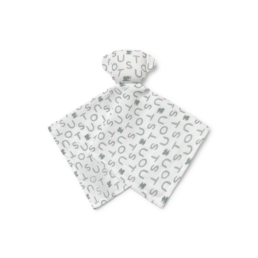 Baby comforter in Soft green