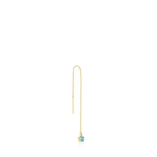Gold Single earring with topaz Cool Joy | TOUS