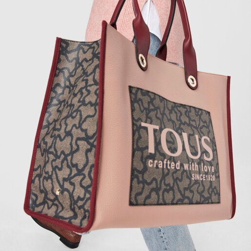 Sac shopping Amaya Kaos Icon grand rose