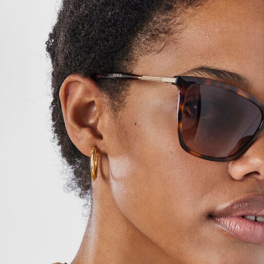 Okulary przeciwsłoneczne Mesh w kolorze Havana