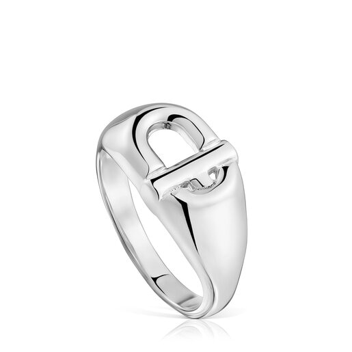 TOUS MANIFESTO Signet ring in silver
