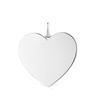 Pendentif cœur en argent 29 mm moyen Sweet Dolls