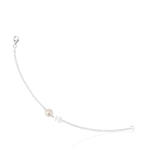 Silver Bracelet with pearl TOUS Sweet Dolls | TOUS