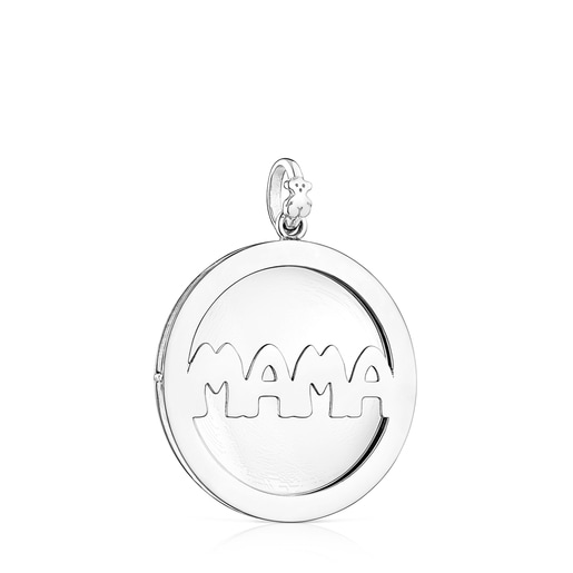 Large Silver TOUS Mama Pendant