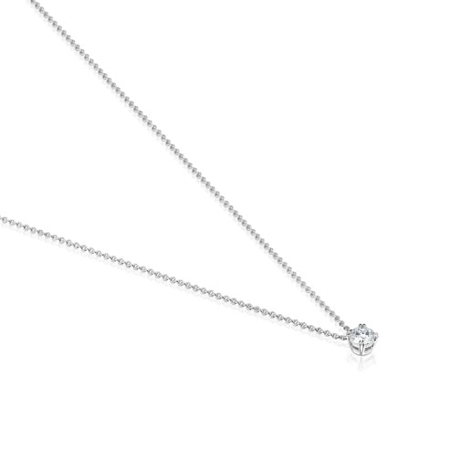 Gargantilla de platino con diamante talla brillante creado en laboratorio 0,25 ct TOUS Essentials LGD