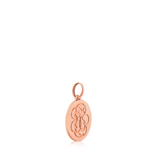 Rose Vermeil Silver Rubric Pendant