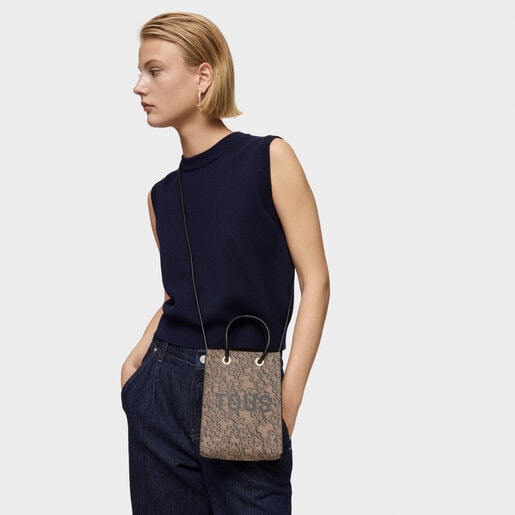 トープカラーのPopミニバッグ Kaos Mini Evolution New