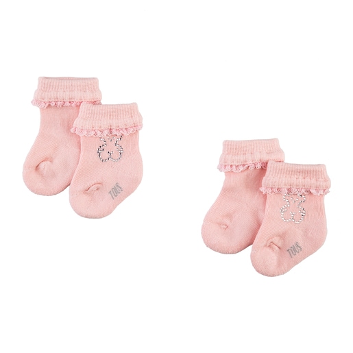 Set de calcetines de ceremonia Sweet Socks Rosa