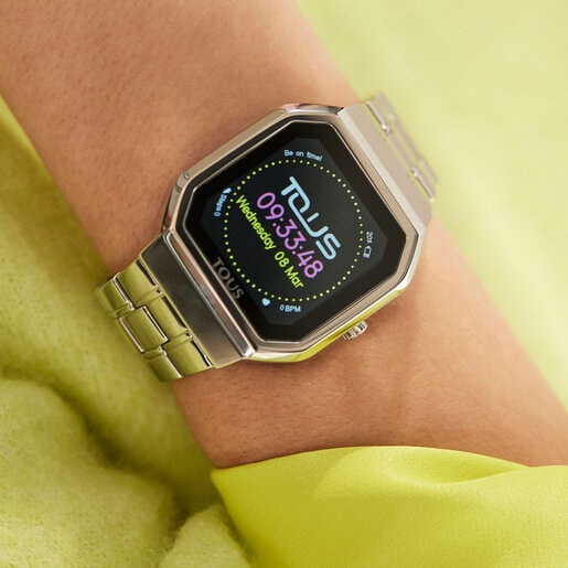 Reloj smartwatch B-Connect de acero