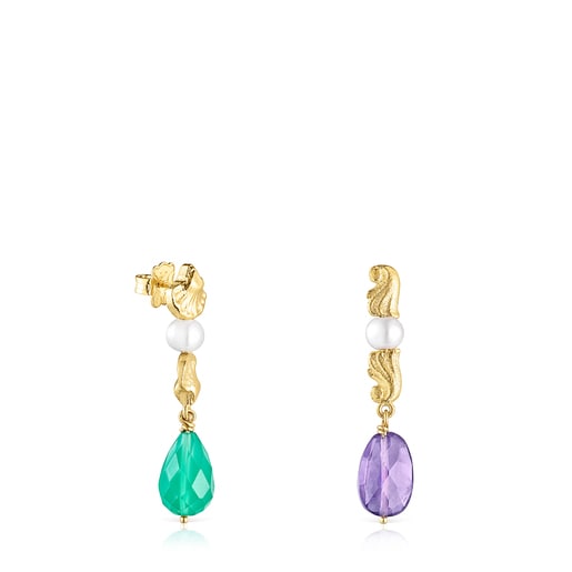 Pendientes tous best sale piedras de colores