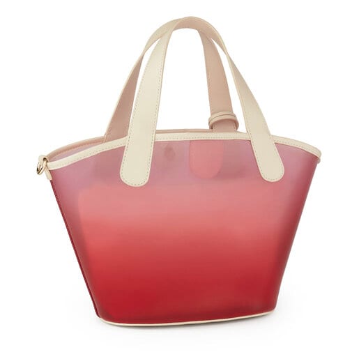 Μικρή κόκκινη Τσάντα για ψώνια Leissa Gum