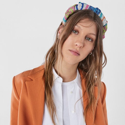 Diadema azul TOUS Net Crochet