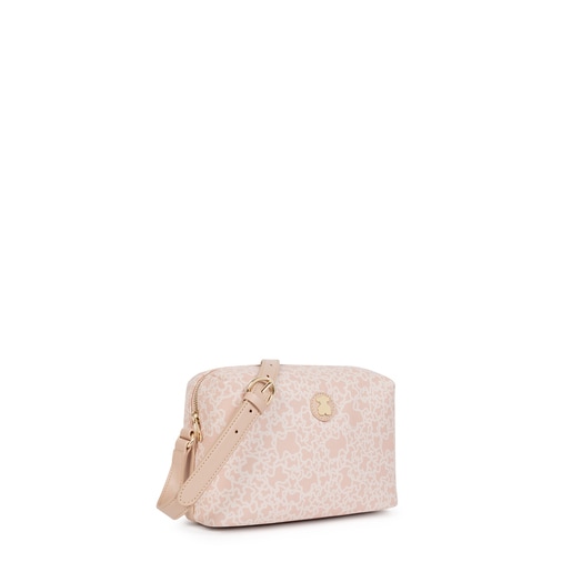 Medium pink colored Canvas Kaos Mini Crossbody bag