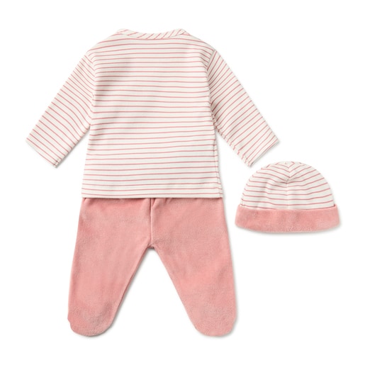 Newborn baby set in Classic pink