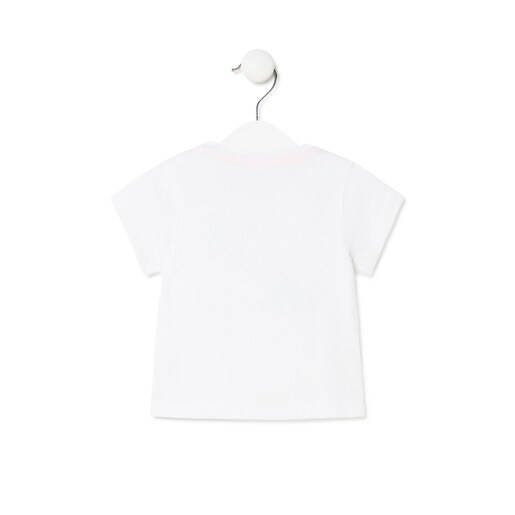 Girl's "TOUS crew" t-shirt in Casual white