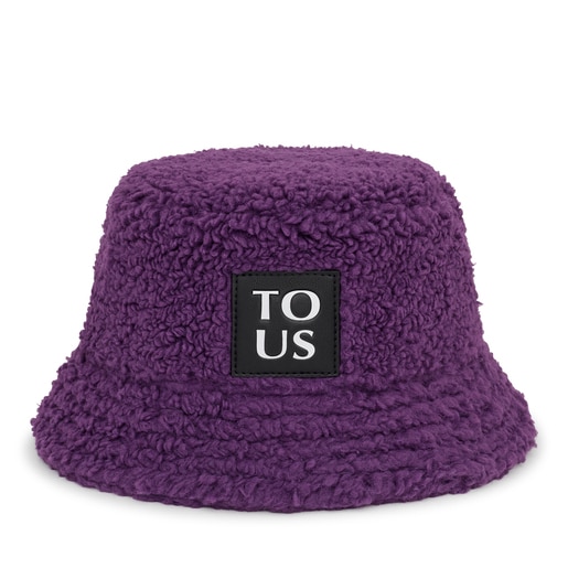 Fioletowy kapelusz TOUS Pop Warm