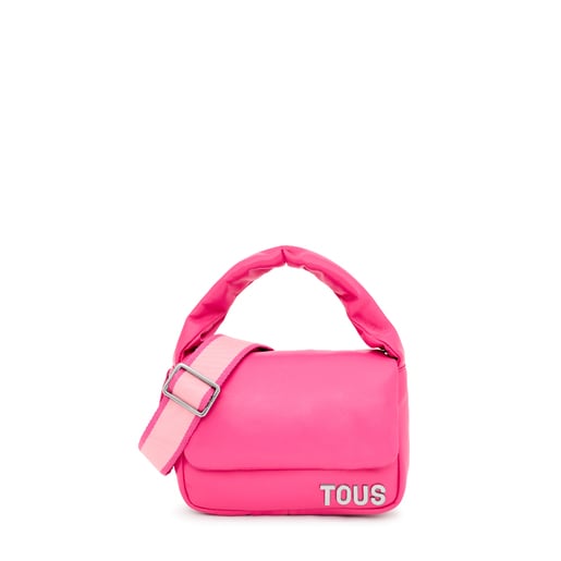 Sac à bandoulière petit fuchsia TOUS Carol