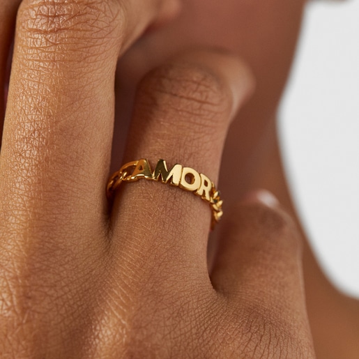 TOUS Crossword Amor Ring