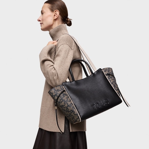 حقيبة سيتي متوسطة الحجم باللون الأسود من تشكيلة Kaos Icon