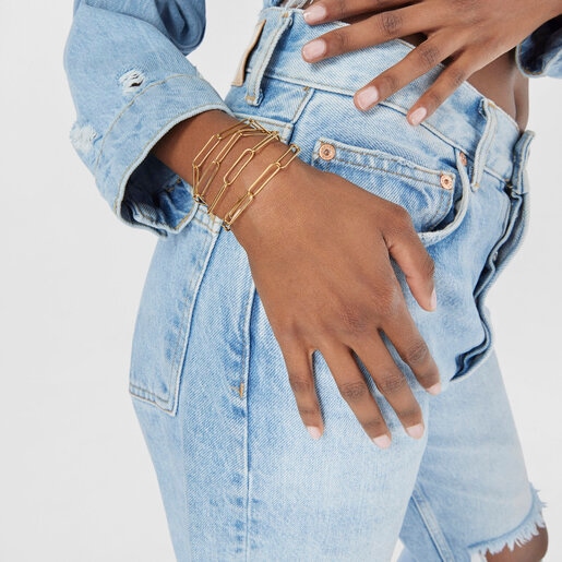 Silver Vermeil TOUS Good Vibes Necklace