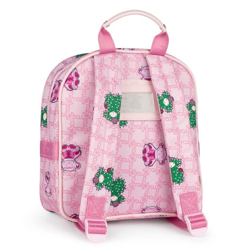 Kleiner Rucksack School Logogram in Pink