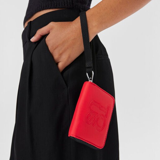 コーラルカラーのコインパース TOUS Balloon Soft