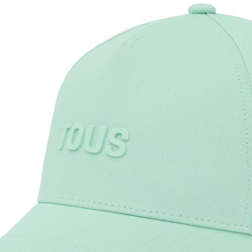 Miętowa czapka TOUS Logo