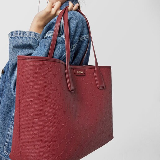 Capazo grande Script Day burdeos