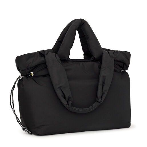 Large black Tote bag TOUS Carol Soft