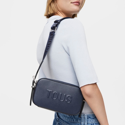Navy blue Crossbody Reporter bag TOUS Brenda