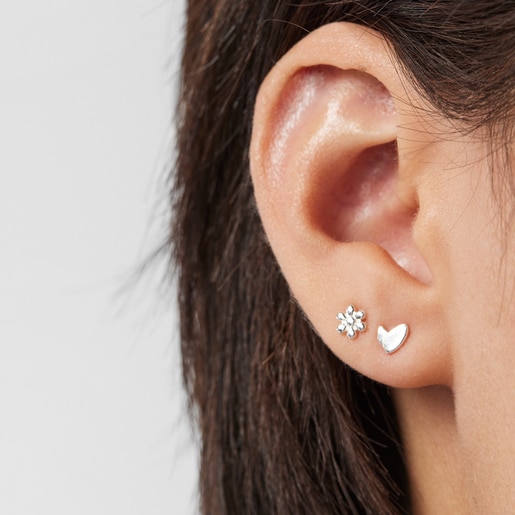 Set of Silver Fragile Nature Earrings