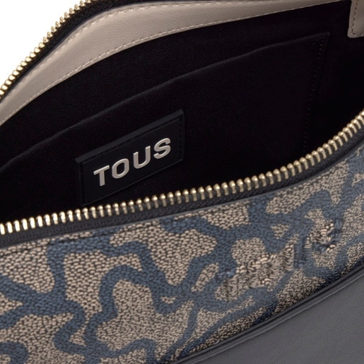 Sac à bandoulière noir moyen Kaos Icon
