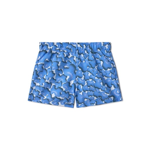 Fato de banho de menino Puff azul