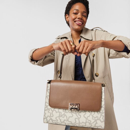 Beige Kaos Legacy City bag