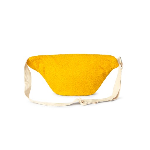 Riñonera de rizo Logo amarillo