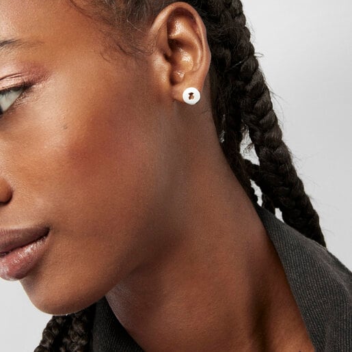 أقراط Glory من الفضة